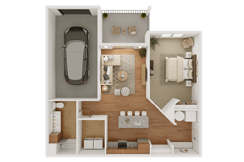 The Asher Floor Plan at Mallory Ridge, Bloomfield, Connecticut